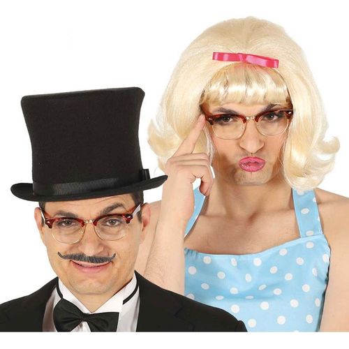 Lunettes Retro Ann?Es 50 (Taille Unique Adulte)