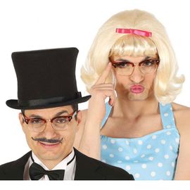 Lunettes Retro Ann?Es 50 (Taille Unique Adulte)