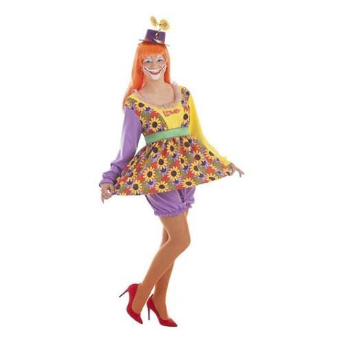 Déguisement De Clown Avec Fleurs Pour Femme