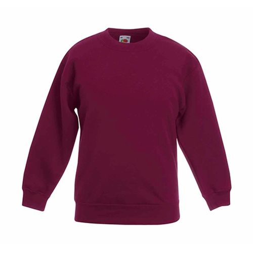 Sweat-Shirt Enfant Premium Col Rond - 62-031-0 - Rouge Bordeau