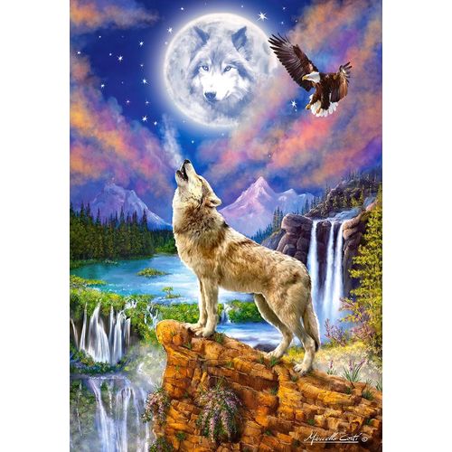 Puzzle 1500 Pièces Wolf's Night