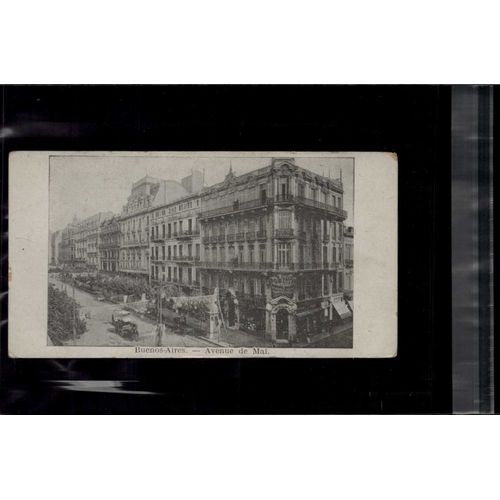 7 X 14 Cm Carte Postale En L Etat Sur Les Photos Buenos Aires Avenue De Mai