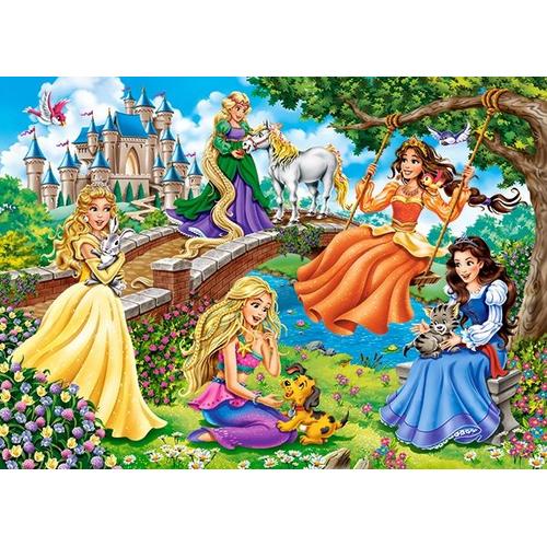 Puzzle 180 Pièces Princesses Au Jardin