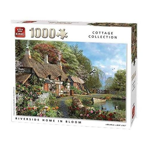 Puzzle 1000 Pièces Riverside Home In Bloom