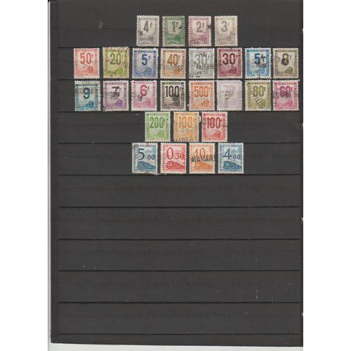 France 27 Timbres Petits Colis Postaux Obliteres