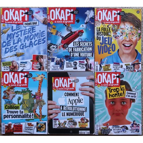 Okapi Lot De 6 Numéros