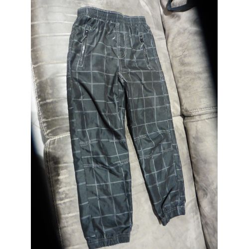 Pantalon Garçon Noir Carreaux 9 Ans