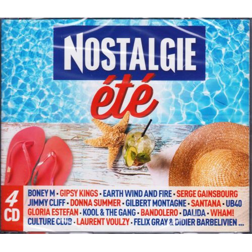 Nostalgie Eté - Summer 2018 - 5 Cd - 80 Titres - Sunny - Bamboleo - Paris Latino - Conga - Sea Sex & Sun