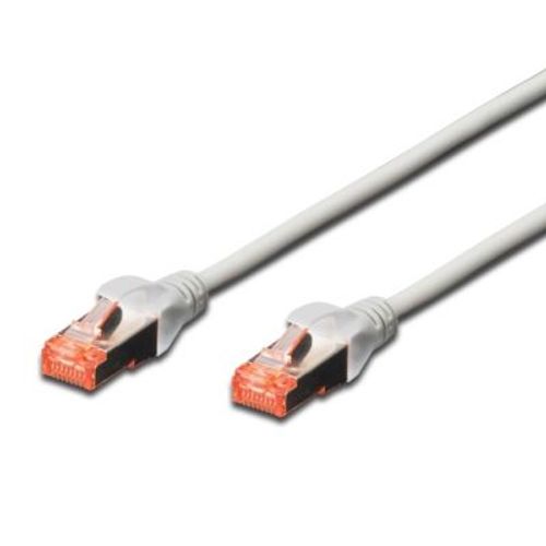 Câble Rj45 droit cat6 blindé 0.25m Gris Connectland