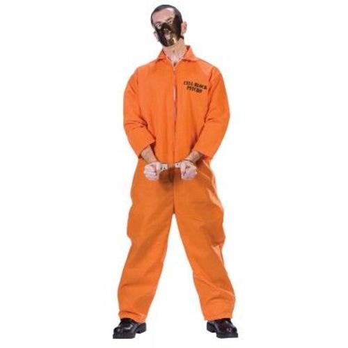 Chaks Fw130184, Combinaison Psychopathe Prisonnier Orange, Adulte