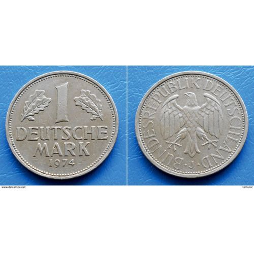 Pièce Monnaie Allemagne ( R F A) 1 Deutsche Mark, Année 1964 Lettre J