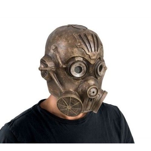 P'tit Clown Re17368 - Masque Adulte En Latex Robot Steampunk