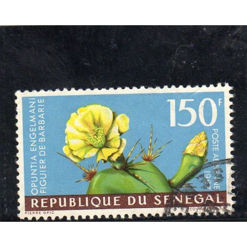 Timbre De Poste Aérienne Du Sénégal (Fleur)