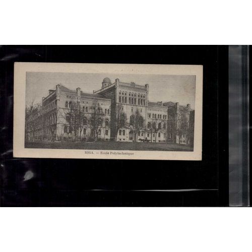 7 X 14 Cm Carte Postale En L Etat Sur Les Photos Riga, Polytechnic School, Ecole Polytechnique