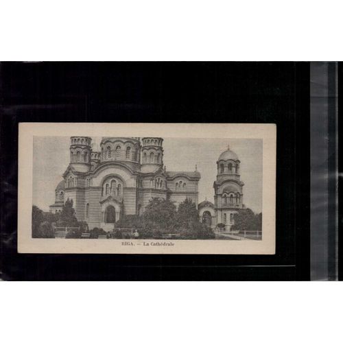 7 X 14 Cm Carte Postale En L Etat Sur Les Photos Riga La Cathedrale