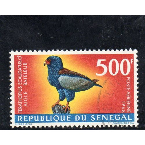 Timbre De Poste Aérienne Du Sénégal (Oiseau)