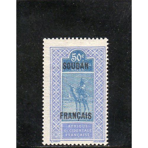 Timbre-Poste Du Soudan Français (Targui)