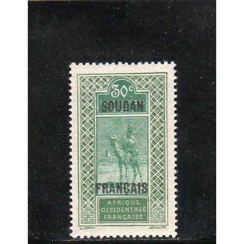 Timbre-Poste Du Soudan Français (Targui)