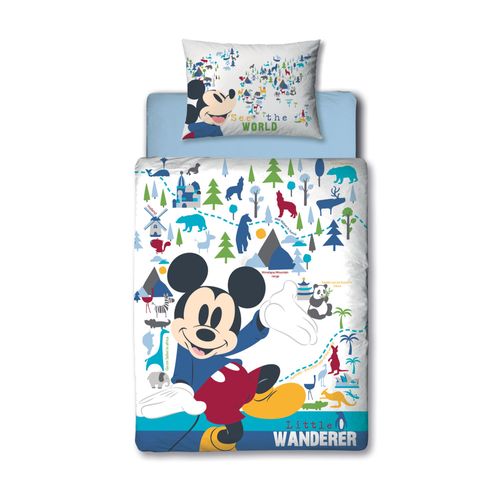 Parure De Lit Junior Mickey Mouse Wanderer Disney - Enfants