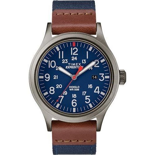 Montre Timex Tw4b14100d7 Bleu Acier 316 L Taille Unique