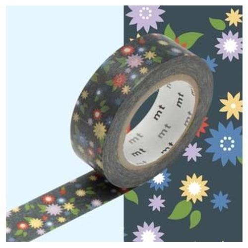 Rouleau 15mm X 10m Motif Liberty Nuée De Fleurs - Masking Tape