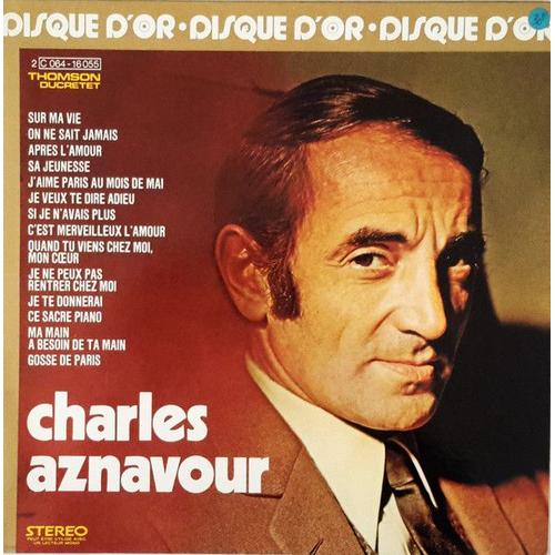 Charles Aznavour - Ducretet Thomson C 062 16055 : "Disque D'or" :