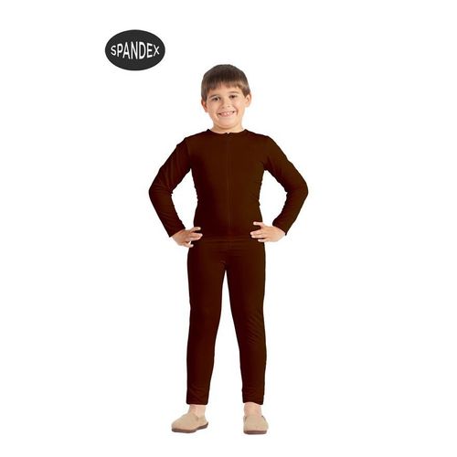 Déguisement Justaucorps Spandex Super Élastique Marron Pour Garçon