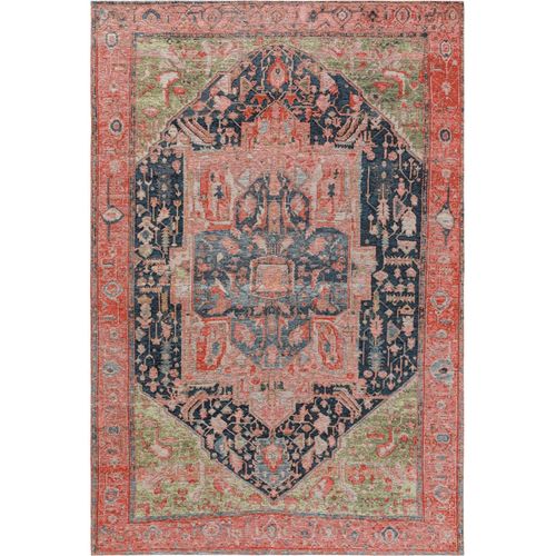 Tapis Vintage Tissé À Plat Stay Fuchsia 115x180 Cm - Tapis Poil Ras / Effet Usé