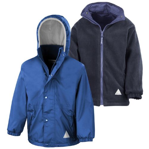Coupe Vent R?Vesible En Polaire - R160j/Y - Bleu Roi Et Bleu Marine