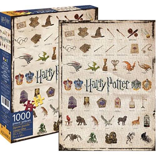 Aquarius Harry Potter Icons 1000 Piece Jigsaw Puzzle