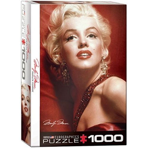Eurographics Marilyn Monroe Red Portrait By Sam Shaw 1000 Piece Puzzle