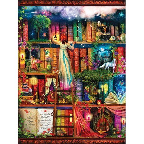 Treasure Hunt Bookshelf 1000 Pc Jigsaw Puzzle