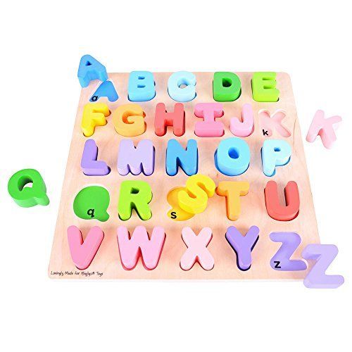 Bigjigs Toys Chunky Alphabet Puzzle - Educational Jigsaw