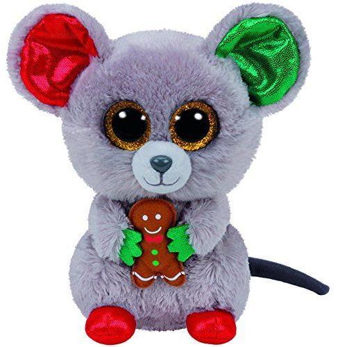 Ty Beanie Boo Plush - Mac The Mouse 15cm (Christmas Exclusive)