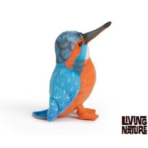 Kingfisher Plush Soft Toy Bird By Living Nature.12cm. An397 By Living Nature