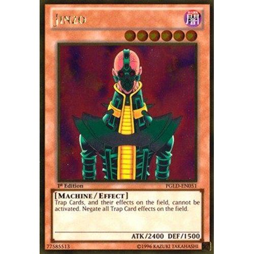 Yu-Gi-Oh - Jinzo (Pgld-En051) - Premium Gold - 1st Edition - Gold Rare