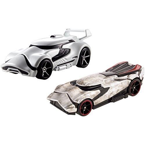 Hot Wheels Star Wars The Force Awakens Character Car 2-Pack, First Order Stormtrooper Vs. Captain Phasma