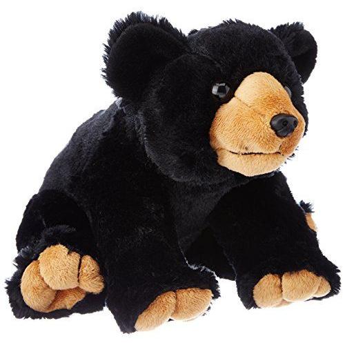 Wild Republic Black Bear Plush, Stuffed Animal, Plush Toy, Gifts Kids, Cuddlekins 12 Inches