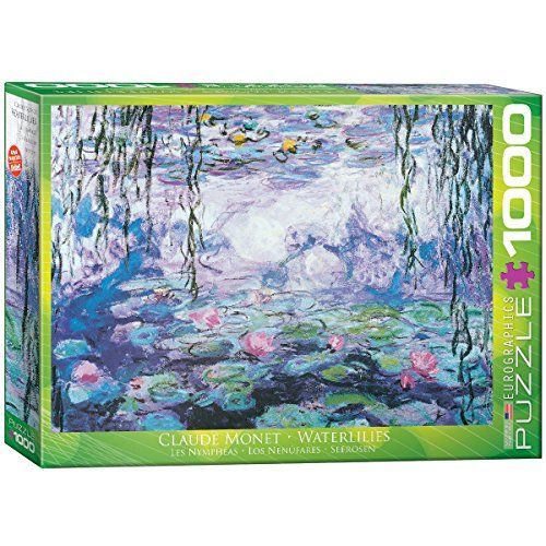 Eurographics Waterlilies By Claude Monet 1000 Piece Puzzle