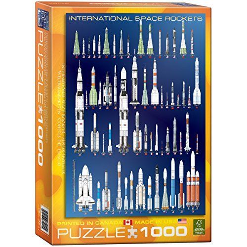 Eurographics International Space Rockets Puzzle (1000-Piece)