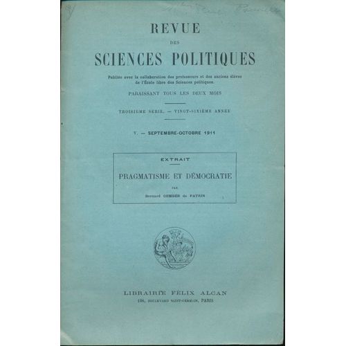 Pragmatise Et Démocratie