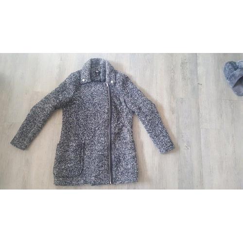 Manteau Gris Chiné