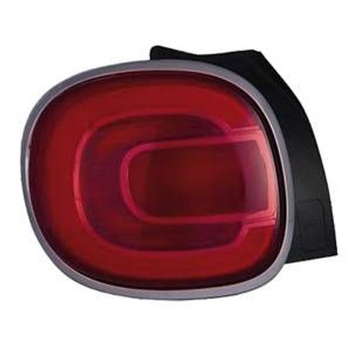 Feu Arrière Droit Pour Fiat 500l Phase 1, 2012-2017, Led, Neuf