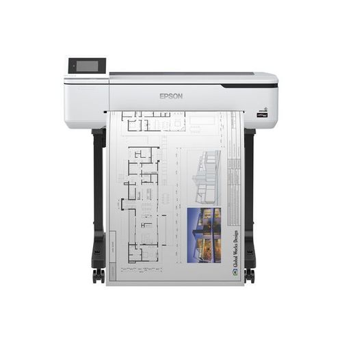 Epson SureColor SC-T3100 - 24" imprimante grand format - couleur - jet d'encre - Rouleau A1 (61,0 cm) - 2 400 x 1 200 ppp - Gigabit LAN, Wi-Fi(n), USB 3.0 - outil de coupe