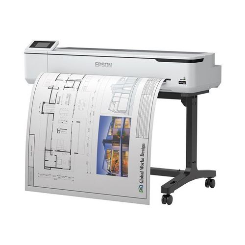 Epson SureColor SC-T5100 - 36" imprimante grand format - couleur - jet d'encre - Rouleau (91,4 cm) - 2 400 x 1 200 ppp - Gigabit LAN, Wi-Fi(n), USB 3.0 - outil de coupe