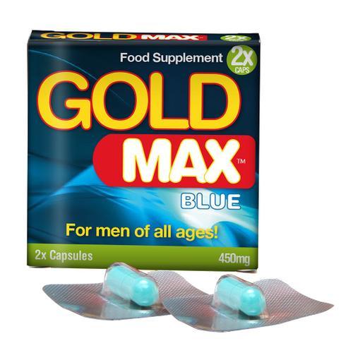 Aphrodisiaque Homme Gold Max Blue X 2 Gélules