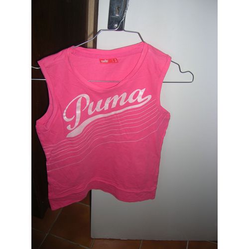 T-Shirt Puma 12 Ans 100% Coton.