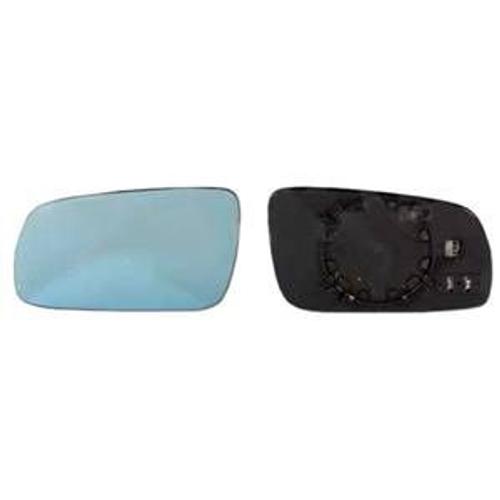 Miroir Glace Rétroviseur Gauche Pour Audi A3 I Phase 1, 1996-2000, (Grand Modèle), Bleu, Asphérique