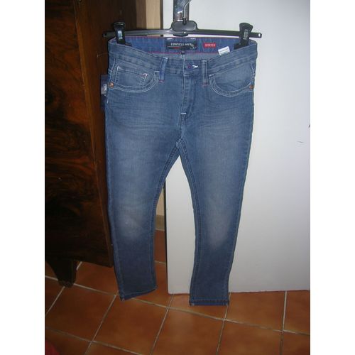 Jean Complices Navy Stretch 12 Ans 64% Coton,28% Polyester,7% Viscose,1% Elasthanne.