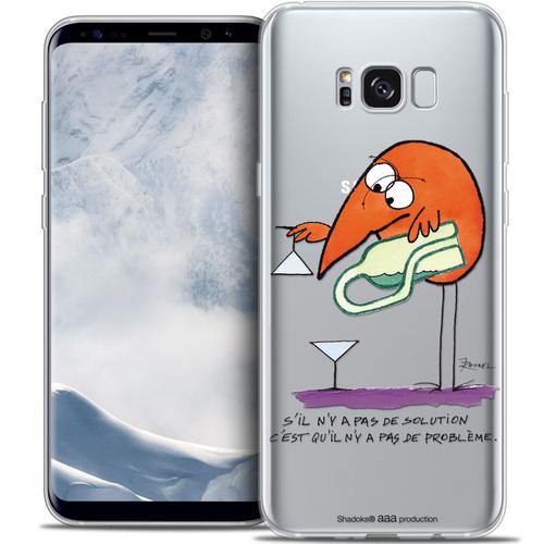 Caseink - Caseink Coque Housse Etui Pour Samsung Galaxy S8 (G950) [Licence Officielle Collector Les Shadoks® Design Pas De Problème - Souple - Ultra Fin - Imprimé En France]